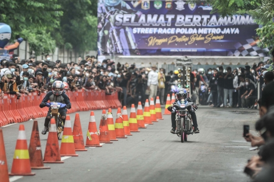 Ratusan Pembalap Ramaikan Street Race Ancol