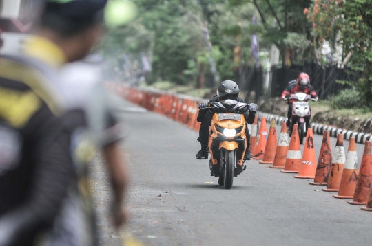 Ratusan Pembalap Ramaikan Street Race Ancol