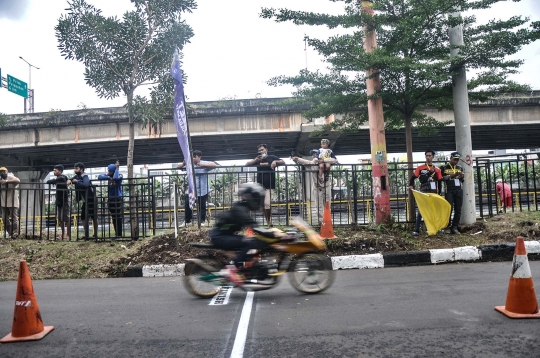 Ratusan Pembalap Ramaikan Street Race Ancol