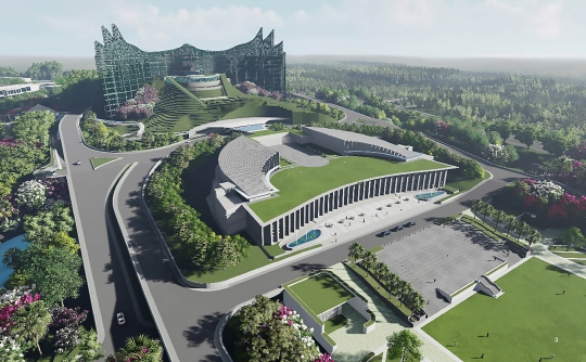 Penampakan Desain Istana Kepresidenan di Ibu Kota Baru