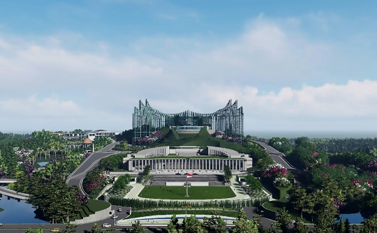 Penampakan Desain Istana Kepresidenan di Ibu Kota Baru