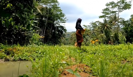 Hidup Sederhana Tinggal di Kampung, Ini Aktivitas Gadis Desa yang Cantik dan Memesona