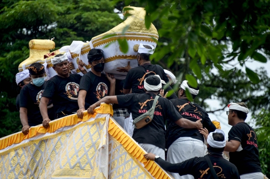 Upacara Ngaben Raja Pemecutan XI di Bali