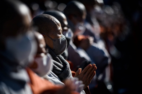 Aksi Ribuan Biksu Buddha Protes Dugaan Diskriminasi Agama di Korsel