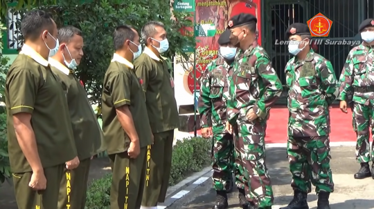 Jenderal Bintang Satu TNI Datang, Begini Kompaknya Napi Militer Beri Salam 'Komando'