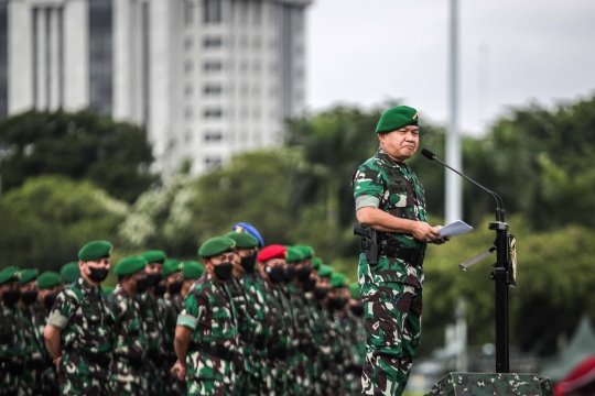 Apel Gelar Pasukan TNI AD di Monas