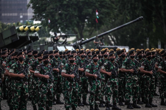 Apel Gelar Pasukan TNI AD di Monas