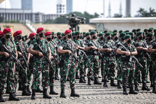 Apel Gelar Pasukan TNI AD di Monas