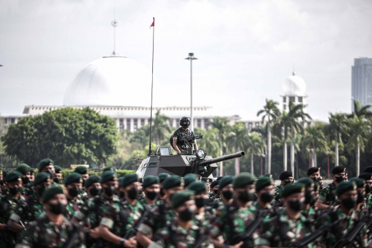 Apel Gelar Pasukan TNI AD di Monas