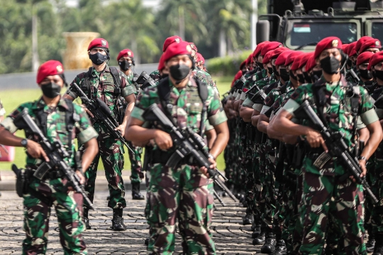 Apel Gelar Pasukan TNI AD di Monas