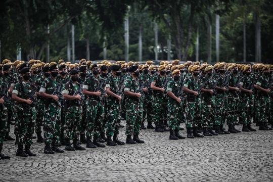 Apel Gelar Pasukan TNI AD di Monas