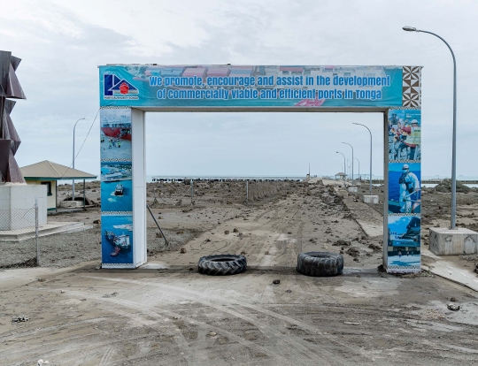 Kondisi Kerusakan Akibat Tsunami dan Letusan Gunung di Tonga