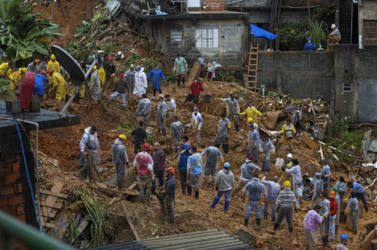 Bencana Banjir dan Longsor di Brasil Tewaskan 18 Orang