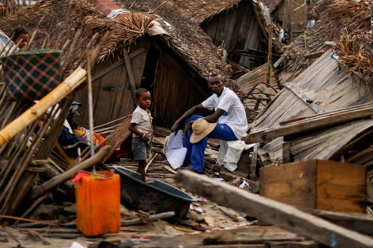 Porak-poranda Madagaskar Dihantam Topan Batsirai