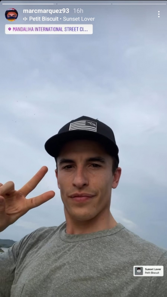 Marc Marquez Pamer Keindahan Sirkuit Mandalika & Alam Lombok, Ini Potretnya