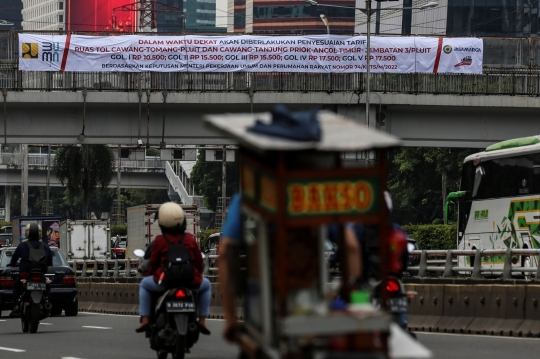 Tarif Tol Dalam Kota Naik Rp500