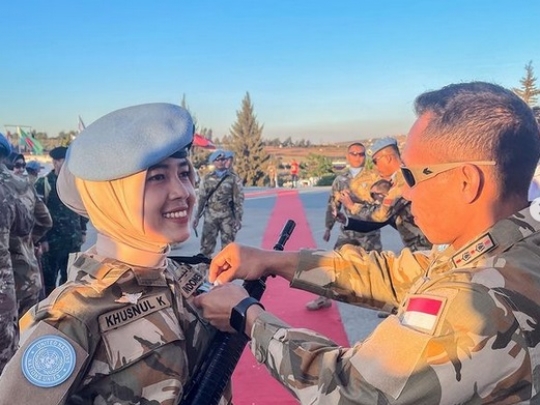 Cantik & Anggun, Prestasi TNI Wanita ini Tak Sembarangan, Dapat Medali PBB