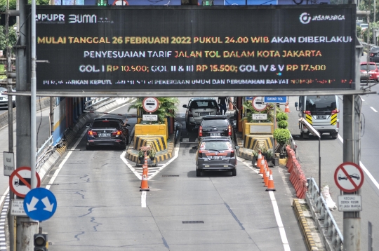 Mulai 26 Februari Tarif Tol Dalam Kota Naik