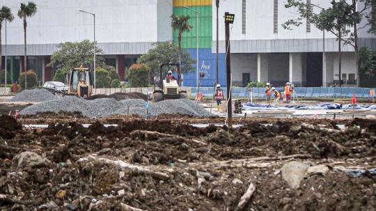 Menengok Progres Pembangunan Jakarta International E-Prix Circuit