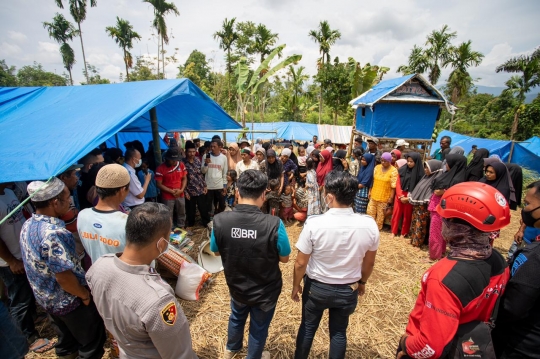 Satuan Tugas Bencana BRI 'Tim Elang' Bangun Posko Tanggap Bencana Gempa Pasaman Barat