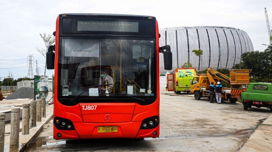 Transjakarta Uji Coba Layanan Rute JIS-Senen