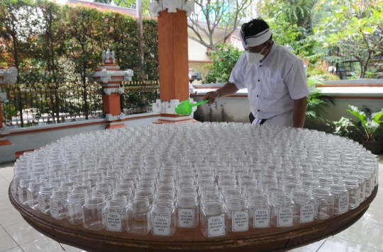 Tawur Agung Kesanga Jelang Nyepi di Pura Amrta Jati Cinere