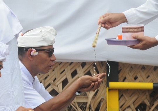 Tawur Agung Kesanga Jelang Nyepi di Pura Amrta Jati Cinere