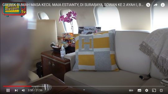 Nyekar ke Makam, Maia Estianty dan Suami Mudik ke Surabaya Naik Private Jet