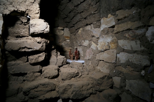 Penampakan Makam Kuno dari Kerajaan Lama Mesir di Saqqara