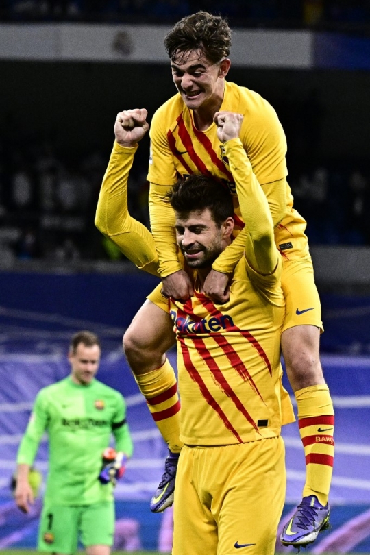 Aksi Barcelona Tekuk Real Madrid 4-0 dalam Laga Bertajuk El Clasico