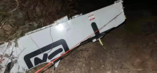 Penampakan Puing China Eastern Airlines yang Jatuh di Lereng Gunung