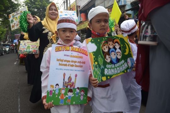 Pawai TK Islam Sambut Ramadan 1443 Hijriah