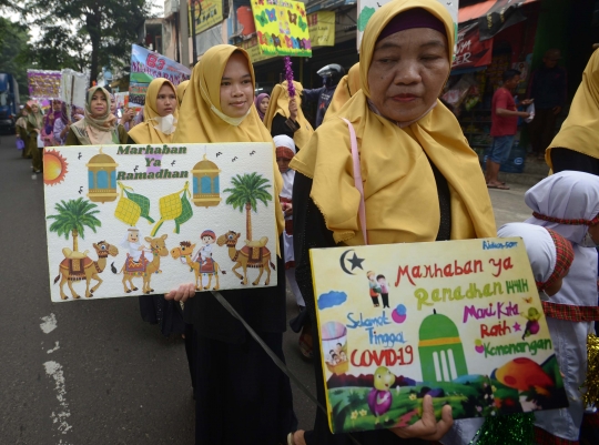 Pawai TK Islam Sambut Ramadan 1443 Hijriah