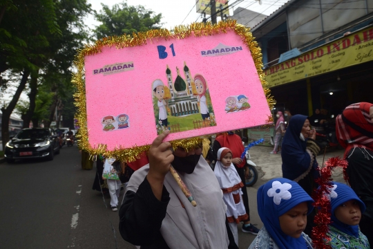 Pawai TK Islam Sambut Ramadan 1443 Hijriah