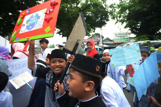 Pawai TK Islam Sambut Ramadan 1443 Hijriah