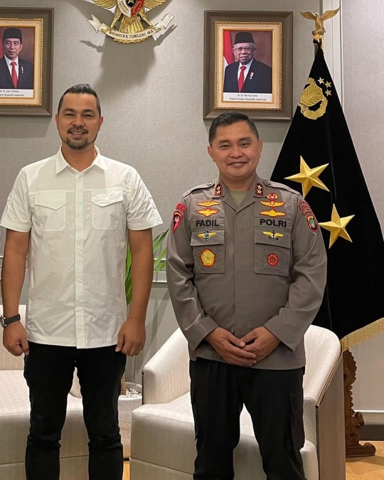 Deretan Foto Sultan Djorghi Bareng Jenderal TNI Polri, dari Kapolda Hingga Kasad