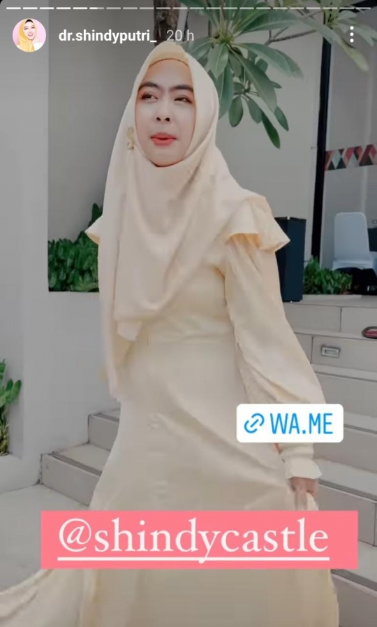 Pesona Dokter Shindy di Acara Pengajian Ria Ricis, Cantik Bak Boneka Barbie