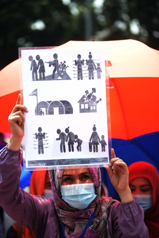 Geruduk UNHCR, Pengungsi Afghanistan Minta Dipindah ke Negara Ketiga
