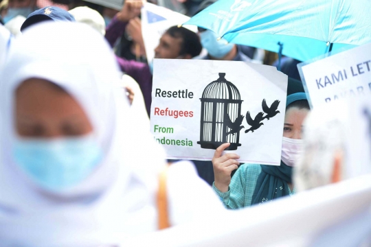 Geruduk UNHCR, Pengungsi Afghanistan Minta Dipindah ke Negara Ketiga