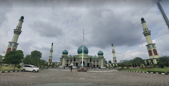 Potret Megah Masjid Agung di Pekanbaru yang Disebut 'Taj Mahal' di Indonesia