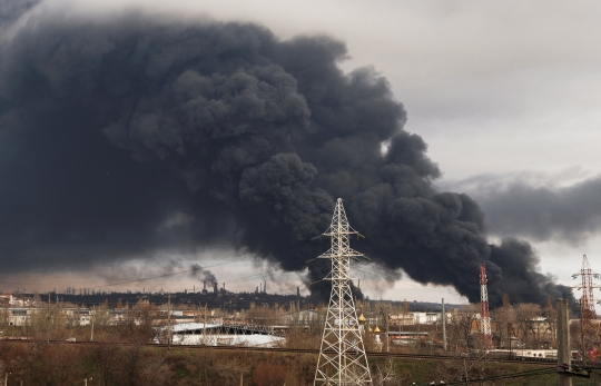 Rudal Rusia Hantam Kilang Minyak di Odesa Ukraina