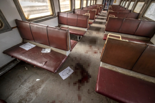 Tragis, 50 Tewas Akibat Serangan Roket di Stasiun Kramatorsk Ukraina