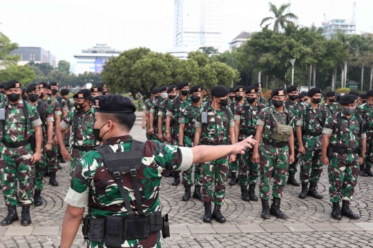 5.620 Pasukan Gabungan Polri-TNI Siap Amankan Aksi Unjuk Rasa di Istana dan DPR