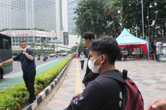 Oknum Diduga Penyusup Massa Demonstran Diamankan Polisi