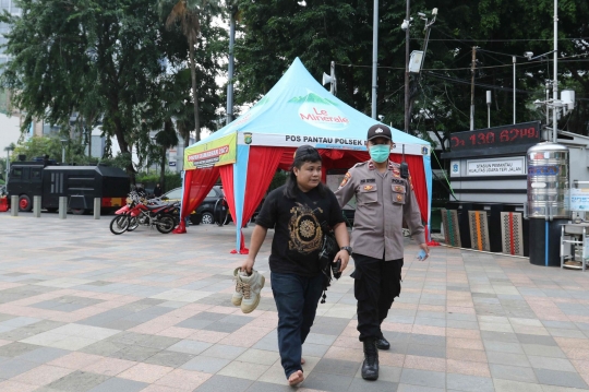 Oknum Diduga Penyusup Massa Demonstran Diamankan Polisi