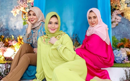 Potret Bella Saphira Berhijab di Acara Bukber, Netizen 'Masyaallah Cantik Banget'