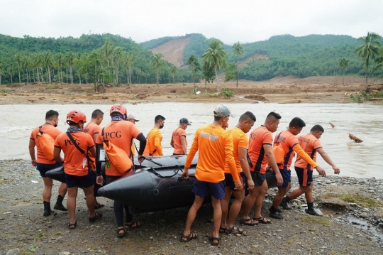 Kondisi Pemukiman di Filipina yang Tertimbun Longsor Akibat Badai Megi