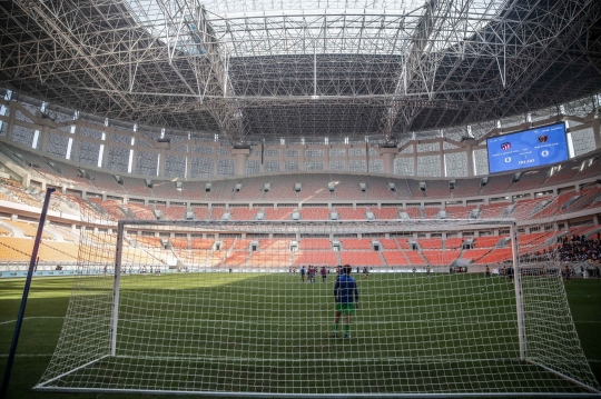 Melihat Kemegahan Stadion JIS Perdana Dipakai untuk Pertandingan