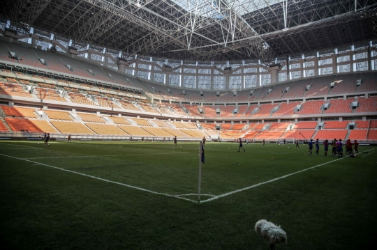 Melihat Kemegahan Stadion JIS Perdana Dipakai untuk Pertandingan