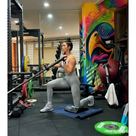 Beginilah Potret Andrea Dian Sedang Nge-Gym, Miliki Tubuh Kekar dan Atletis